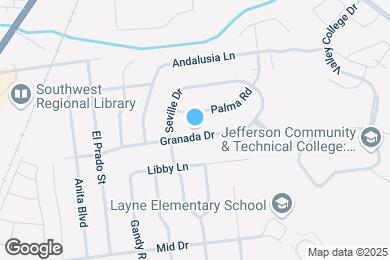 Map image of the property - 4809 Granada Dr