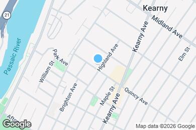 Map image of the property - 425 Highland Ave