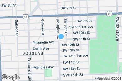 Map image of the property - 1109 SW 37th Ave