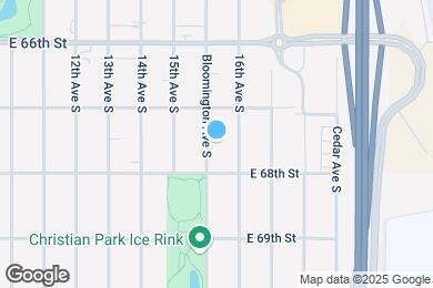 Map image of the property - 6727 Bloomington Ave S