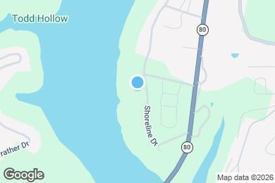 Map image of the property - 614 Shoreline Dr