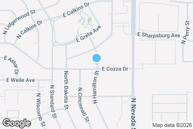 Map image of the property - 7307 N Hamilton St
