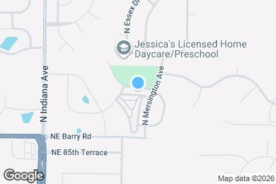 Map image of the property - 3816 NE 86th Terrace