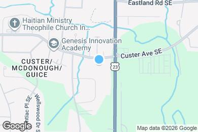 Map image of the property - 1155 Custer Ave SE