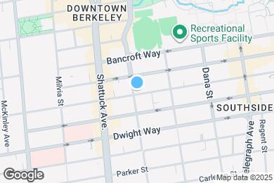 Map image of the property - 2201 Channing Way