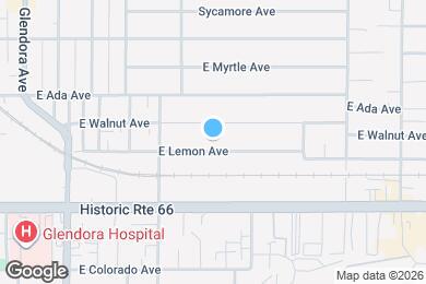 Map image of the property - 555 E Lemon Ave