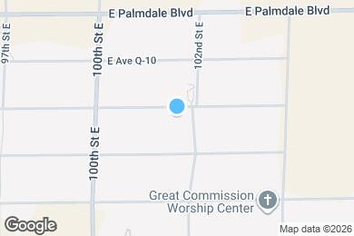 Map image of the property - 10150 E Ave Q12