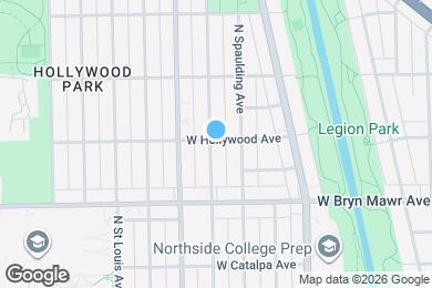 Map image of the property - 5653 N Christiana Ave
