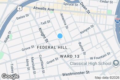 Map image of the property - 128 Vinton St