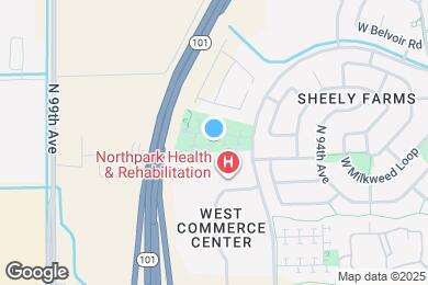 Map image of the property - 9537 W Monte Vista Rd