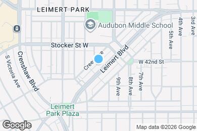Map image of the property - 4253 1/2 Leimert Blvd