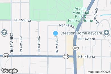 Map image of the property - 14705 31st Ave NE