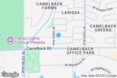 Map image of the property - 10455 W Reade Ave