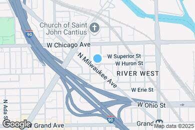 Map image of the property - 727 N Milwaukee Ave