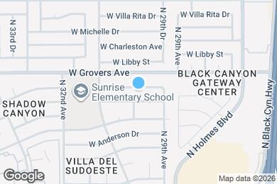 Map image of the property - 2933 W Muriel Dr