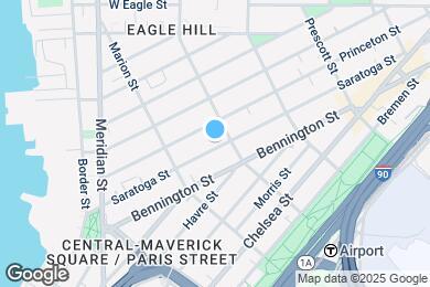 Map image of the property - 160 Saratoga St