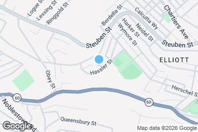 Map image of the property - 1326 Hassler St