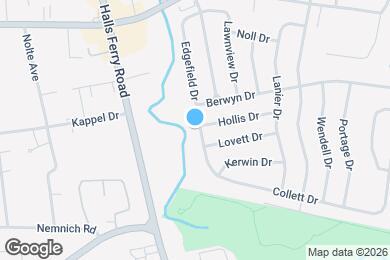 Map image of the property - 9743 Edgefield Dr