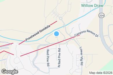 Map image of the property - 2100 Canyons Resort Dr