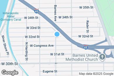 Map image of the property - 1157 W 32nd St