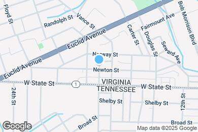 Map image of the property - 166 18th St
