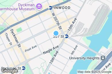Map image of the property - 117 Post Ave