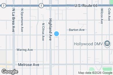 Map image of the property - 855 N McCadden Pl
