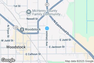Map image of the property - 320 N Seminary Ave