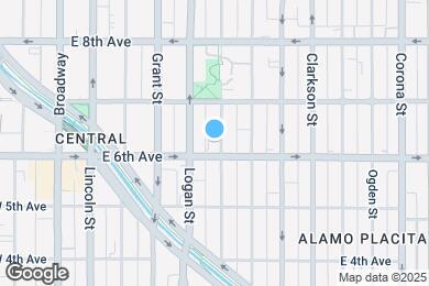 Map image of the property - 625 N Pennsylvania St