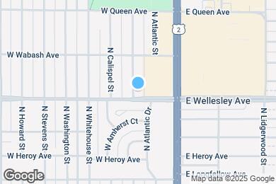 Map image of the property - 4708 N Normandie St