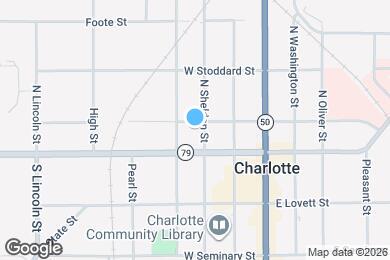 Map image of the property - 305 W Harris St