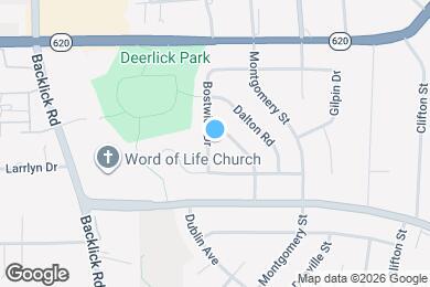 Map image of the property - 6741 Bostwick Dr