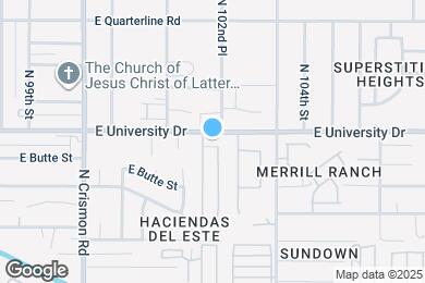 Map image of the property - 10222 E Baltimore St