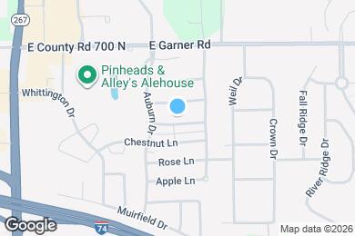 Map image of the property - 730 Hawthorne Ln