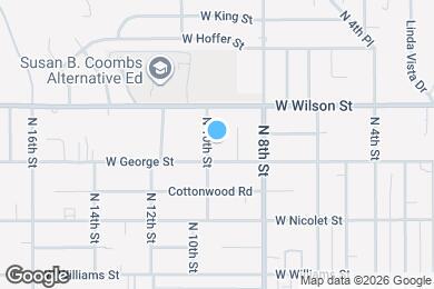 Map image of the property - 660 N 10th St