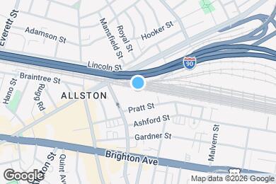 Map image of the property - 58 Gardner St