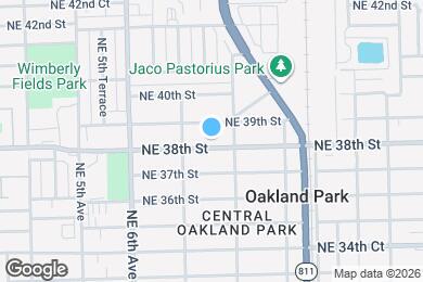 Map image of the property - 901 NE 38th St
