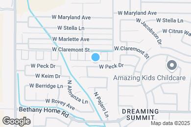 Map image of the property - 13536 W Peck Dr