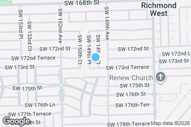 Map image of the property - 17322 SW 149th Ct