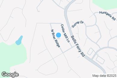 Map image of the property - 312 N Briar Rdg