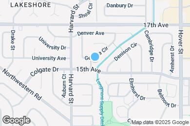 Map image of the property - 1506 Fisk Ct
