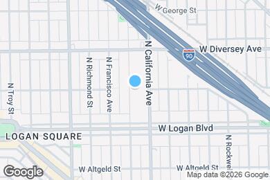 Map image of the property - 2651 N Mozart St