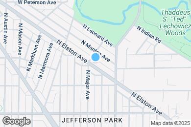 Map image of the property - 5757 N Elston Ave
