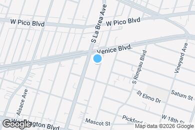 Map image of the property - 1631 S Highland Ave