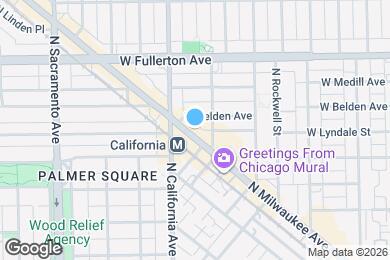 Map image of the property - 2273 N Milwaukee Ave
