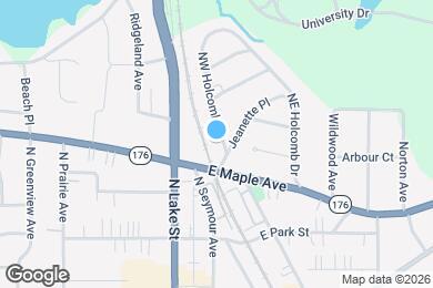 Map image of the property - 716 NW Holcomb Dr