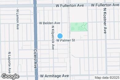 Map image of the property - 4640 W Palmer St