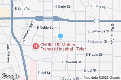 Map image of the property - 1126 E Houston St