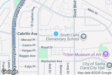 Map image of the property - 2158 Cabrillo Ave