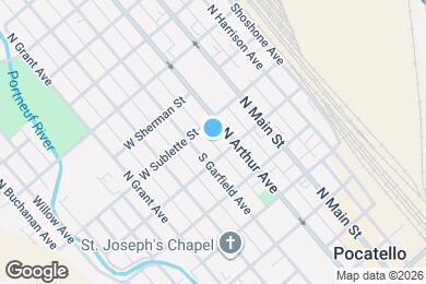 Map image of the property - 721 N Arthur Ave